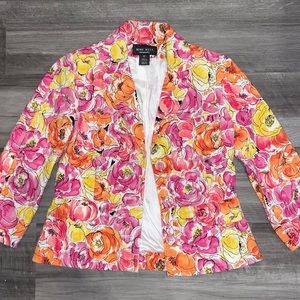 Nine West floral blazer